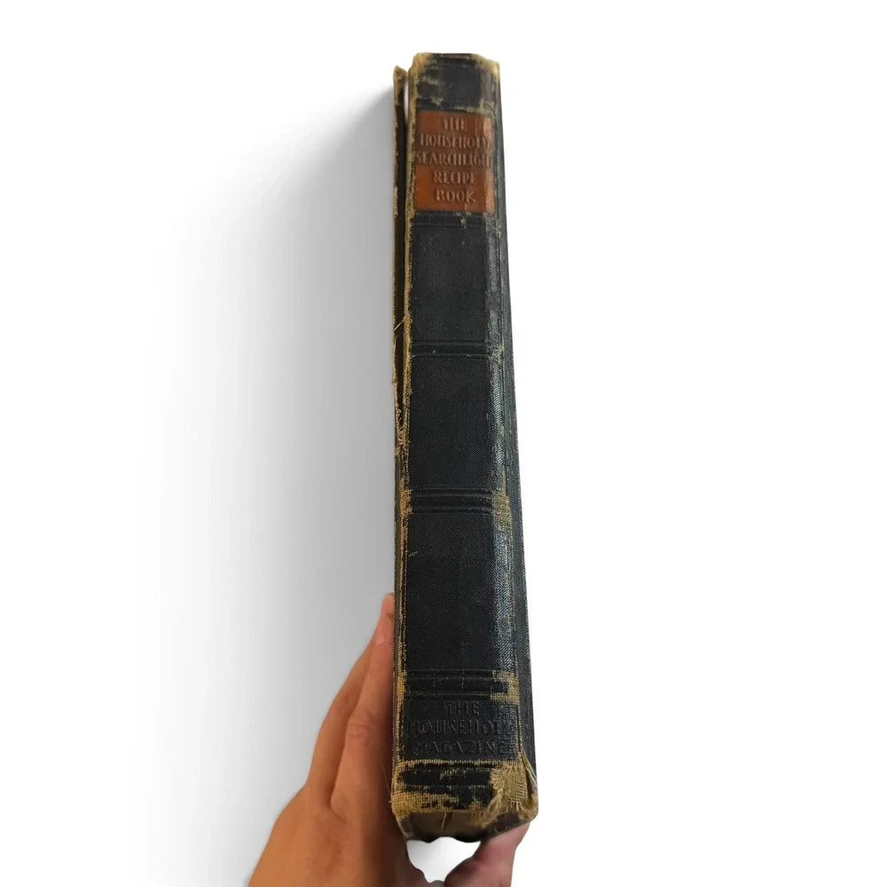 1934 The Household Searchlight Recipe Book Vintage Cookbook Handwritten Recipes